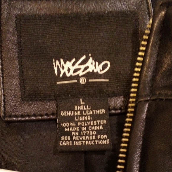 Mossimo Supply Co. Black Leather Jacket - Picture 5 of 5